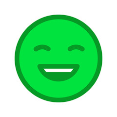 Happy client reaction semi flat color vector object. Full sized item on white. Customer opinion. Satisfied consumer assessment simple cartoon style illustration for web graphic design and animation