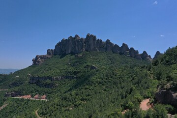 Fototapeta na wymiar Montserrat Mountain