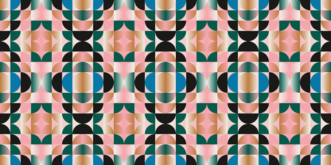 Scandi Art Made With Scandinavian Inspired Graphics Using Abstract Vector Geometric Shapes © bloomicon