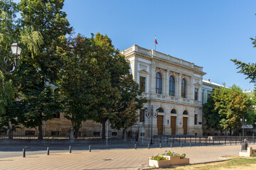 Kniaz Alexander Battenberg Square in city of Ruse, Bulgaria