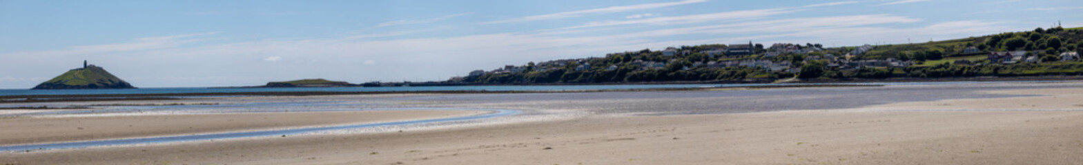 Ballycotton lighthouse in Cork, Ireland - Panorama