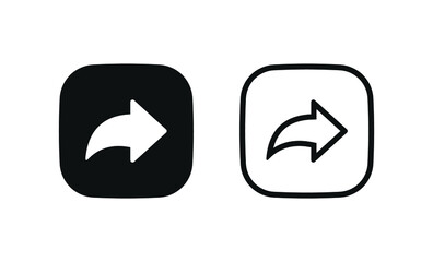 share arrow icon reply send forward icons button