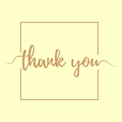 Thank you sign icon. Customer service symbol. vector thank you handwritten inscription. hand drawn lettering. Thank you calligraphy. Thank you card.