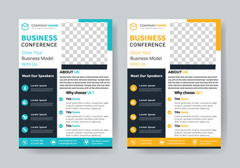 moedern flyer template
