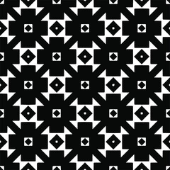 Abstract background with black and white pattern. Unique geometric vector swatch. Perfect for site backdrop, wrapping paper, wallpaper, textile and surface design. 