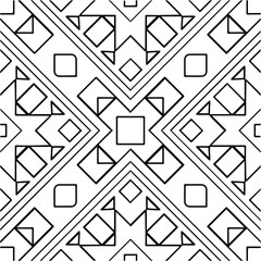 Abstract background with black and white pattern. Unique geometric vector swatch. Perfect for site backdrop, wrapping paper, wallpaper, textile and surface design. 