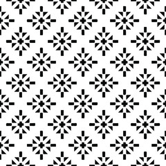 Abstract background with black and white pattern. Unique geometric vector swatch. Perfect for site backdrop, wrapping paper, wallpaper, textile and surface design. 