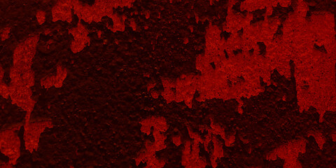 Abstract dark or blood-red painted grunge texture with space for text, Grainy grunge texture with dust and spots, Beautiful red background with vintage grunge texture.