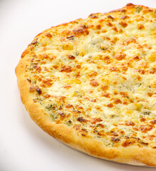Italian traditional Pizza four cheeses