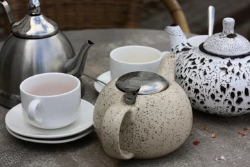 Foto op Aluminium teapot and cups © Angelic