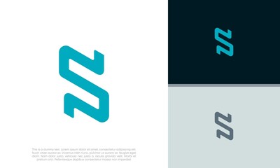 Initials S logo design. Initial Letter Logo.	
