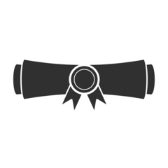 Simple icon diploma