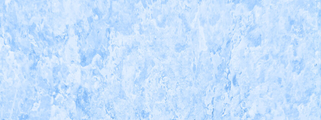 White and blue marble covered frozen ice surface with cloudy distressed texture, Bright beautiful cloudy watercolor background, Blue paper texture with scratched and grunge distressed texture.