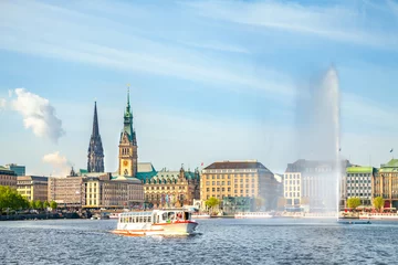 Rathaus, Binnenalster, Hamburg, Deutschland  © Sina Ettmer