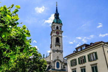 Frauenfeld, Stadtkirche , St. Nikolaus Kirche, Stadt, Vorstadt, Grabenstrasse, Altstadt,...