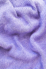 Fototapeta na wymiar Purple very peri fabric texture background, natural textile pattern. Background, vertical photo, place for an inscription.