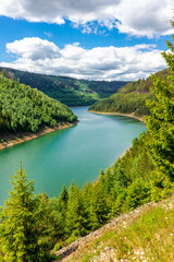 Wanderung rund um die Talsperre Leibis-Lichte bei Oberwei&szlig;bach - Th&uuml;ringen - Deutschland