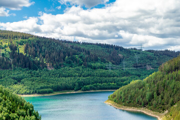 Wanderung rund um die Talsperre Leibis-Lichte bei Oberweißbach - Thüringen - Deutschland