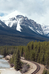 Beautiful view of one of the many lakes in Banff National Park