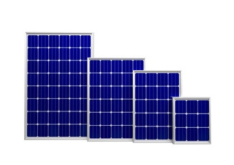 Solar panels in 3d render realistic
