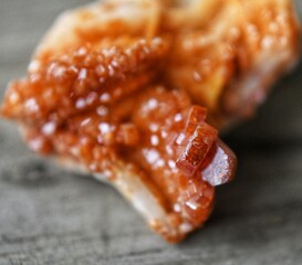 Vanadinite crystal macro