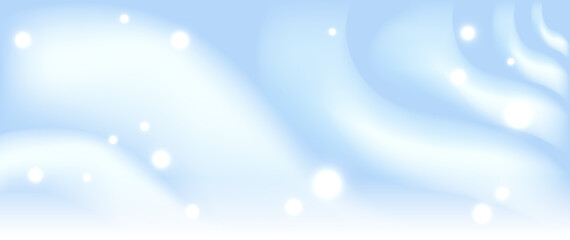 White blue satin texture that is white silver fabric silk panorama background with beautiful soft blur, vector