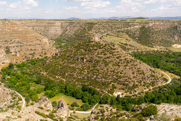 Fototapeta na wymiar Uşak Ulubey Canyon is known as the second largest canyon in the world.
