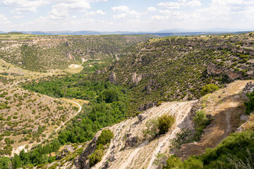 Fototapeta na wymiar Uşak Ulubey Canyon is known as the second largest canyon in the world.