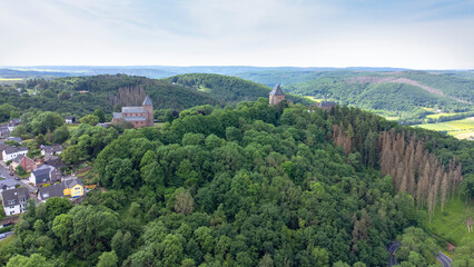 Obraz premium Aerial view on Nideggen