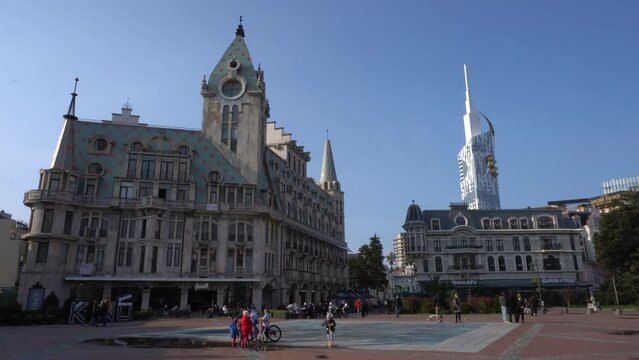 Europa square in Batumi