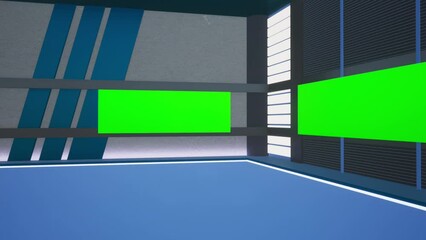 Virtual Studio News Set