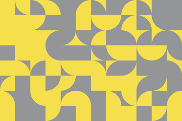 Bauhaus geometric pattern vector illustration