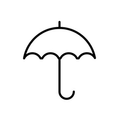 parasol  ikona - obrazy, fototapety, plakaty