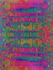 Abstract psychedelic retro futuristic art background. Tie dye. Hipster.