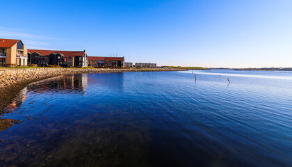 Fototapeta premium Frederikssund and Roskilde fjord in Denmark