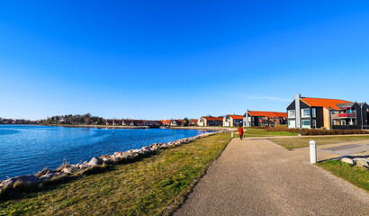 Frederikssund and Roskilde fjord in Denmark