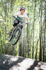 Mountain Biking Woman