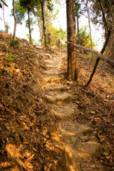 A beautiful panoramic view of Vang Vieng in Laos.