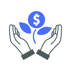 Business, insurance, investments icon