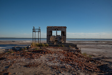 Fototapeta premium Salinas Grandes, La Pampa, Argentina.