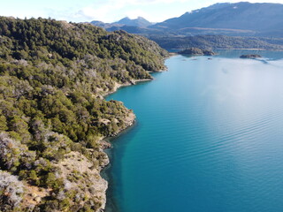 Droneshot in Patagonia.