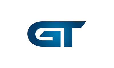 GT linked letters logo icon