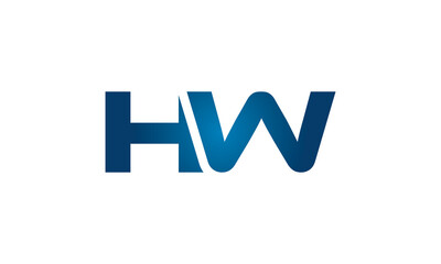 HW linked letters logo icon