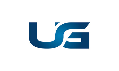 UG linked letters logo icon
