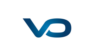 VO linked letters logo icon