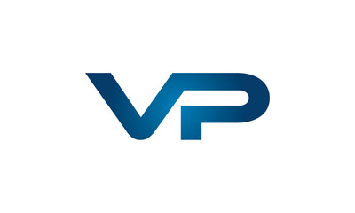 VP linked letters logo icon