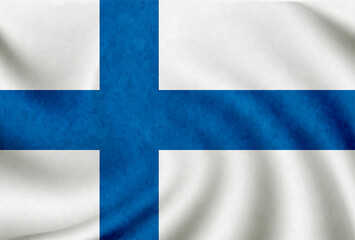 Obraz premium フィンランド 国 旗 アイコン