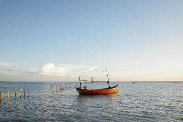 boat on the sea