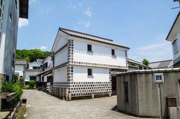Fototapeta na wymiar 日本の伝統家屋が多く残る倉敷美観地区