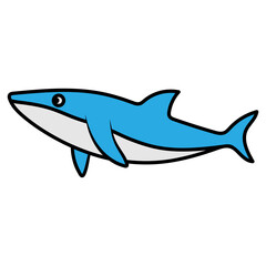 shark icon design template vector illustration